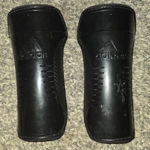 adidas Black Shin Guard Insert with Logo Tag